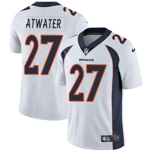 Nike Broncos #27 Steve Atwater White Men's Stitched NFL Vapor Untouchable Limited Jersey